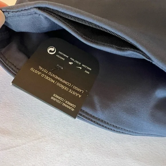 Nike M Navy Leggings Performance Running Fit NWT - Picture 2 of 8